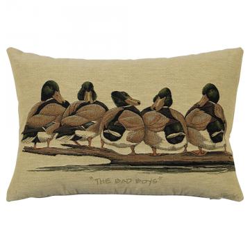 2 Coussins Gobelin Canards Bad Boys 30x45