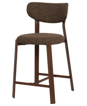Tabouret de Bar Gleen Marron Finition Noyer