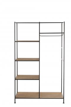 Etagère Penderie Indus Bois Métal