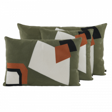 2 x Coussins Nagoya Kaki 40*60
