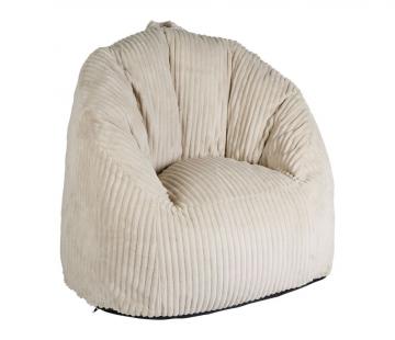 Fauteuil Club Pouf Sola Beige -NEW-
