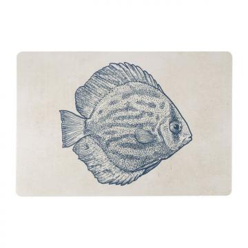 6 Sets de Table Turbot Bleu