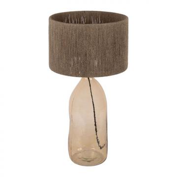 Lampe Heliac Ambre / Jute