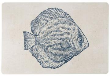 6 Sets de Table Turbot Bleu
