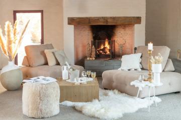 Tapis Mouton Blanc 205*143 (Cuir véritable)