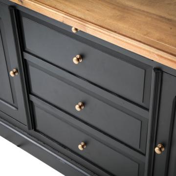 Buffet Bas Fontainebleau 3 Tiroirs 2 Portes