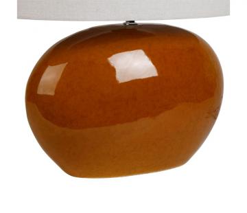 Lampe Klaros Ambre Céramique Abj Ovale