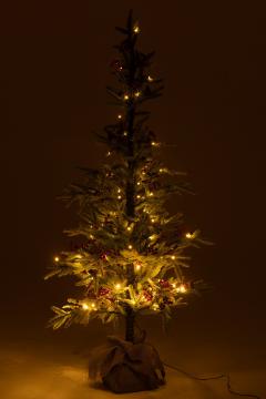 Sapin de Noël Led + Sac de Jute H150cm