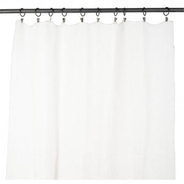 2 x Rideaux Florence Voile de Lin Blanc (2 tailles)