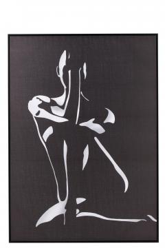 Tableau Cadre Femme Noir et Blanc XL