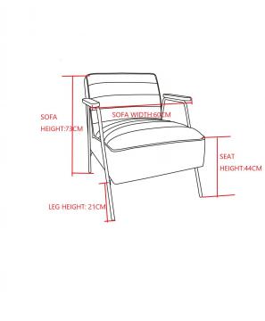 Fauteuil Huggy Tissu Uni Nouveau (2 couleurs)
