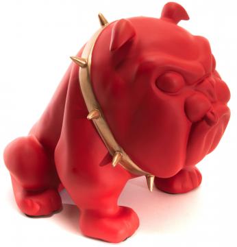 Bulldog Collier Rouge Mat PM (Outdoor)