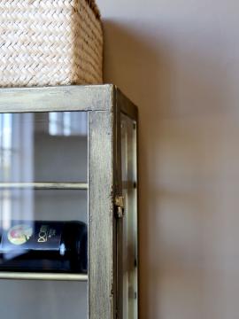 Armoire Porte Bouteilles Métal Verre
