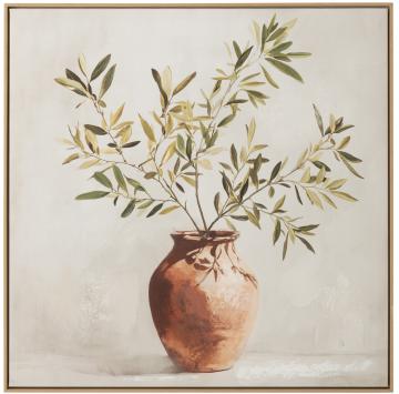 Tableau Cadre Provençal Olivier 82*82