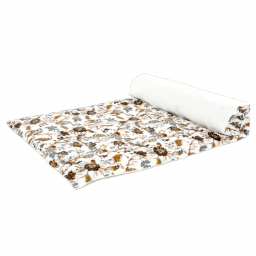 Housse d'Edredon Mahe Tabac Lin 85x200 -NEW-