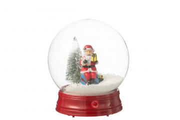 Boule à Neige Père Noël Led