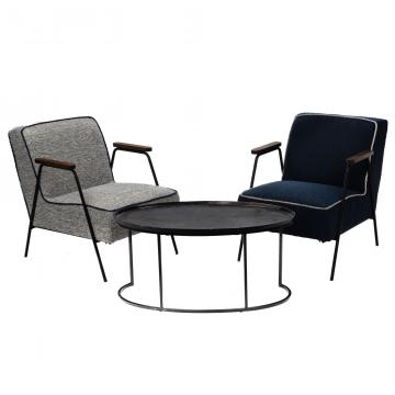 Fauteuil Huggy Tissu Uni (3 couleurs)