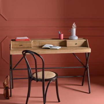 Chaise Troquet Hêtre Massif Noir
