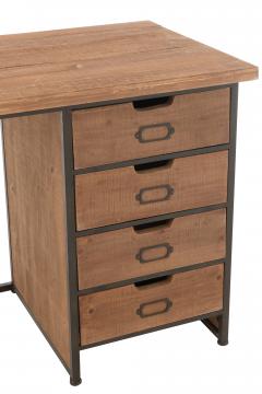 Bureau Indus Moa Bois Naturel