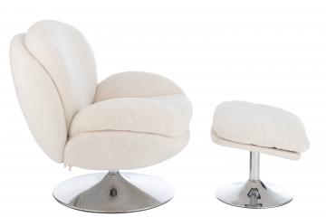 Fauteuil Relax + Repose Pieds Bouclettes