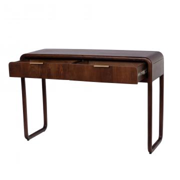 Console Rover 2 Tiroirs Finition Noyer 120cm