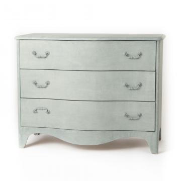 Commode Grise Bois 3 Tiroirs Amadeus Cades Design