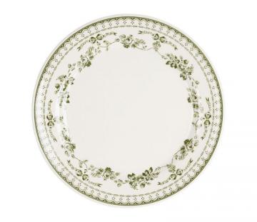 6 Assiettes Dessert Faustine Vert Anglais Comptoir de Famille