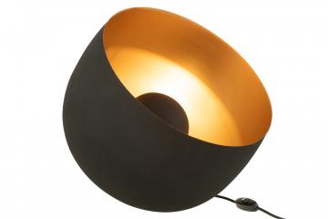 Lampe de Sol Noir Mat-Doré GM