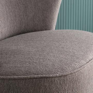 Fauteuil Barnabé Pivotant Tramé Gris