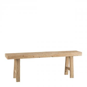 Banc BAO Orme Recyclé Naturel Blanc d'Ivoire