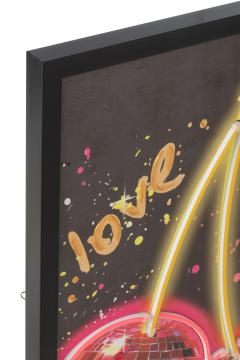 Tableau Led Cerise 43*83