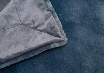 Plaid Luxe Marine 130x170
