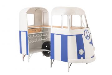 Meuble Bar Van Vintage Ligné Bleu