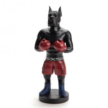 Statue Chien Boxer Boxe Amadeus