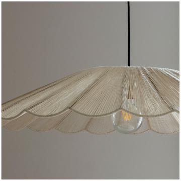 Suspension Marguerite Jute Blanche