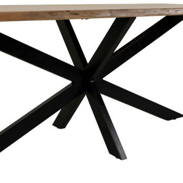 Table à Manger Indus Brooklyn Bois Métal 220cm