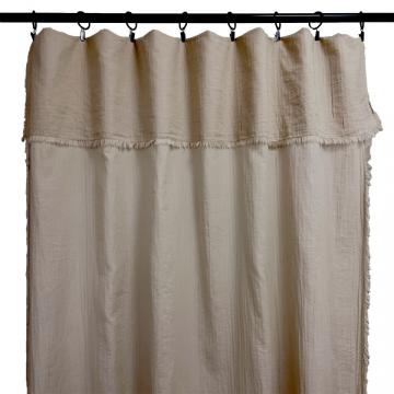 2 x Rideaux Mykonos Gaz de Coton 140*300 (5 couleurs)