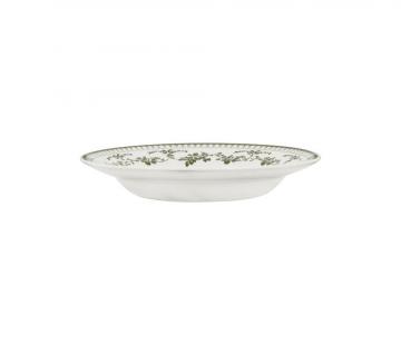 6 Assiettes Creuses Faustine Vert Anglais Comptoir de Famille
