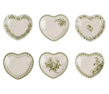 6 Mini Coupelles Faustine Vert Anglais Comptoir de Famille