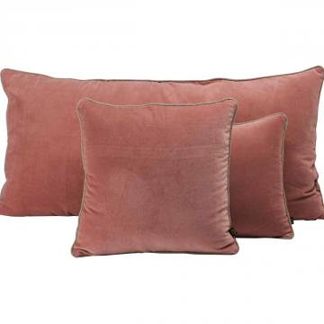 Coussin New Delhi Velours Bois de Rose 40*60