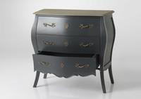 Commode 3 Tiroirs Murano Celeste