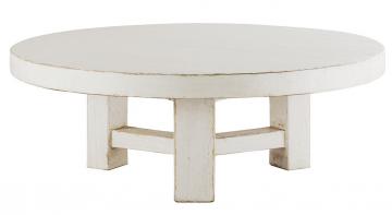 Table Basse BAO Orme Recyclé Blanc GM Blanc d'Ivoire
