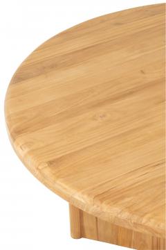 Table à Manger Ronde Teck Naturel