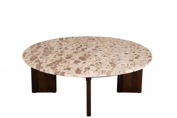 Table Basse Mathilde Marbre Naturel Beige
