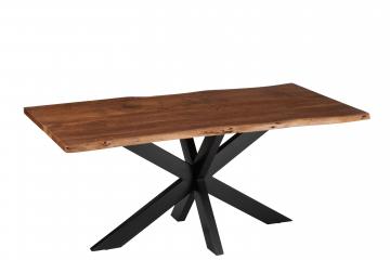 Table à Manger Rectangulaire Acacia Foncé 180cm