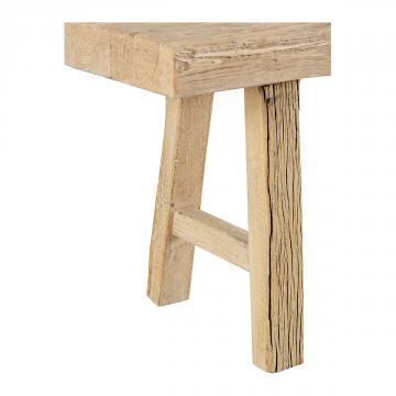 Banc BAO Orme Recyclé Naturel Blanc d'Ivoire