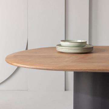 Table Galet Contemporaine Suar Massif