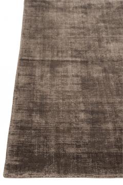 Tapis Rectangulaire Viscose/Coton Taupe 300x200
