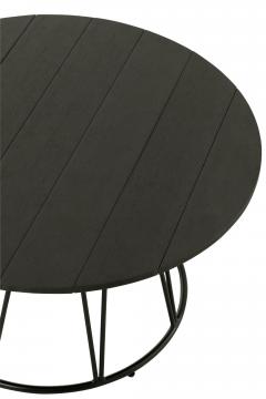 Table Basse de Jardin Zoa Noir
