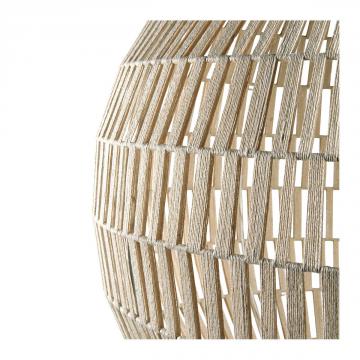 Suspension Sphère Jute Blanche PM